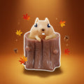 PopNut squirrel stress toy — dramatic hero shot